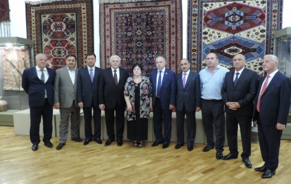 Azərbaycan nümayəndə heyəti Mahaçqalada Maqomedsalam Umaxanovun 100 illik yubileyi tədbirində iştirak edib
