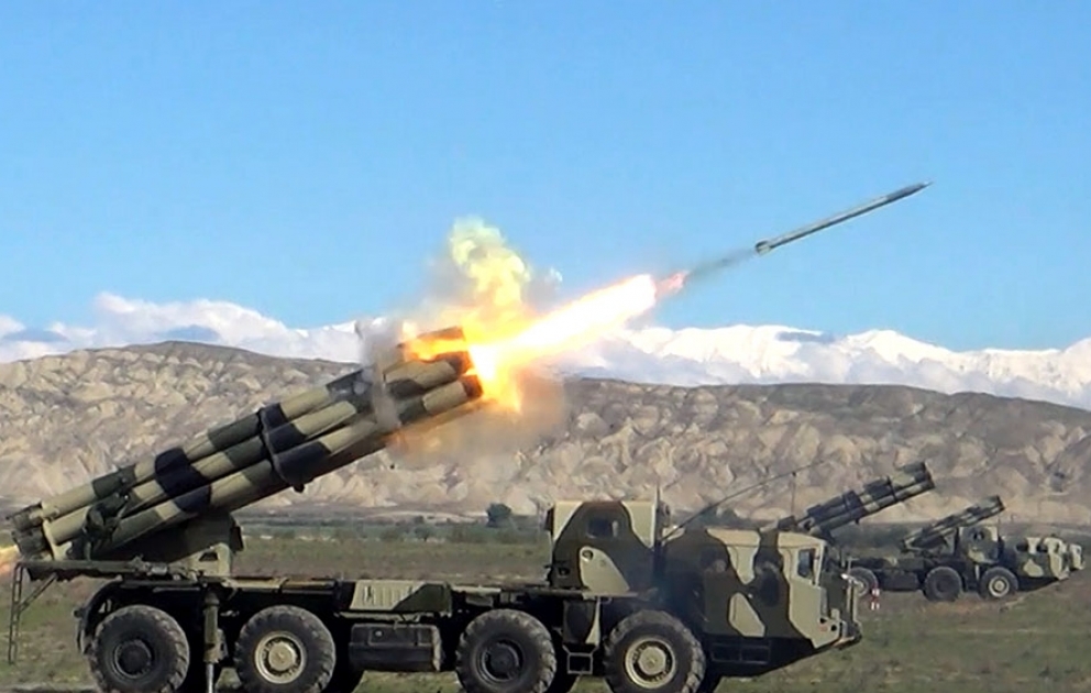 A live-fire stage of the exercises started
