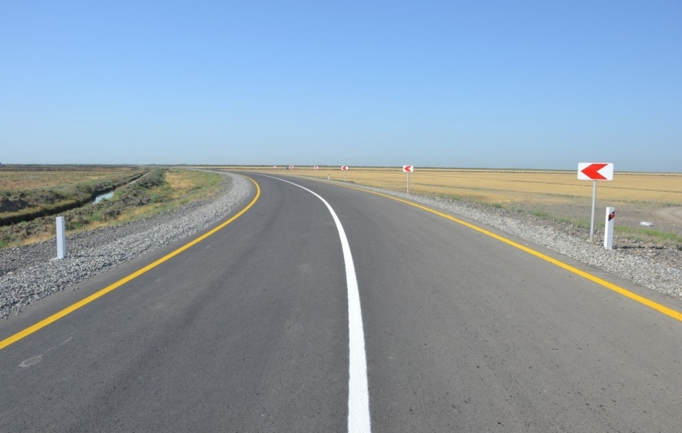 Padar-Sabirabad avtomobil yolu yenidən qurulub