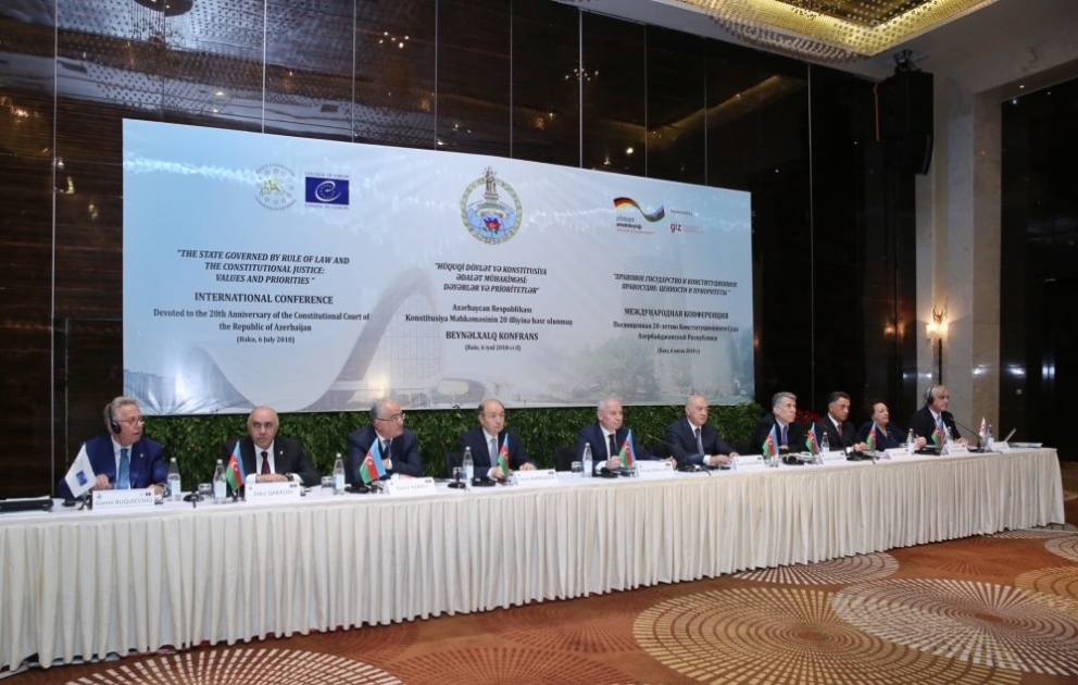 “The state governed by the rule of law and constitutional justice: values and priorities” international conference kicks off in Baku