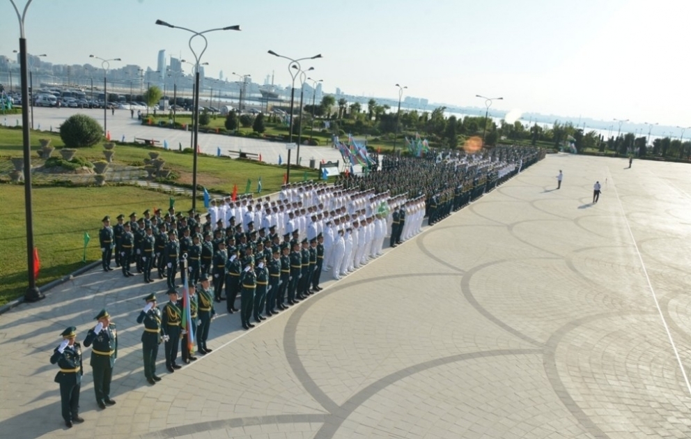 Dövlət Sərhəd Xidməti Akademiyasının məzunlarının təntənəli buraxılış mərasimi keçirilib