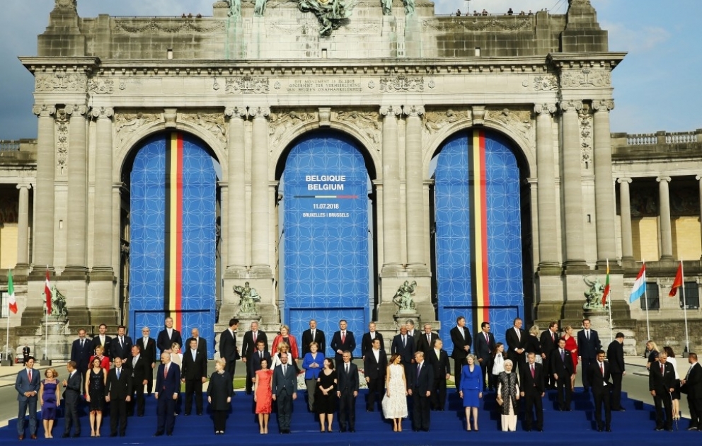 Brussels hosted reception for heads of state and government of NATO allies and partner nations 
President Ilham Aliyev attended the reception