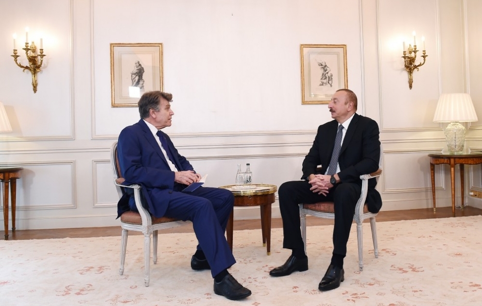 Paris: entretien du président Ilham Aliyev avec le directeur général de l’IFRI