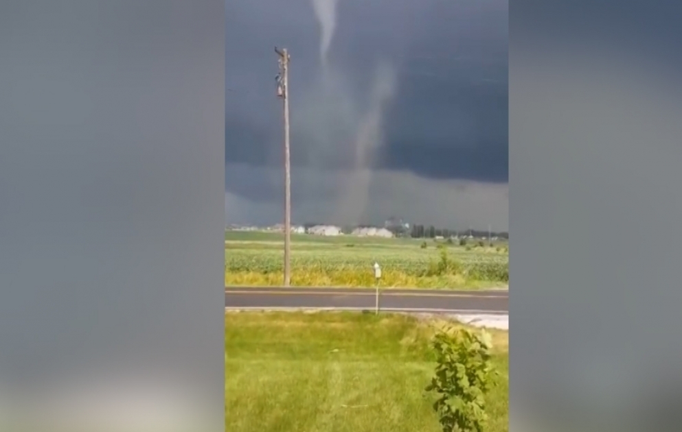 ABŞ-ın Ayova ştatında güclü tornado olub