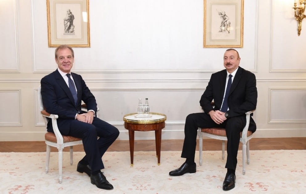 Prezident İlham Əliyevin “CIFAL” qrupunun prezidenti ilə görüşü olub