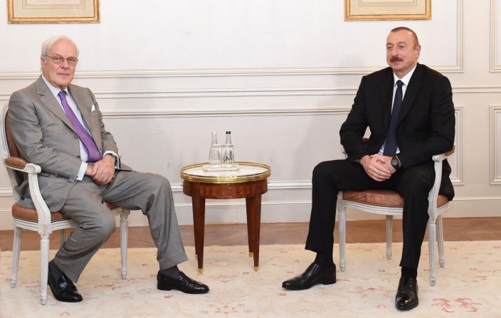 Rencontre du président Ilham Aliyev avec le président du Conseil de surveillance de Rothschild & Co