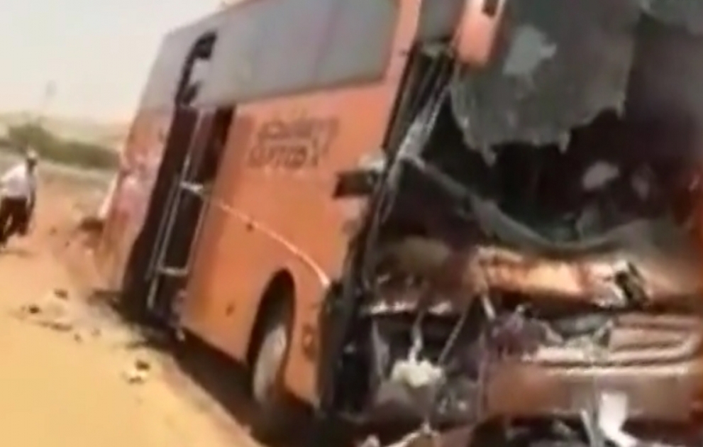 Türkiyəli zəvvarlar Mədinədə yol qəzasına düşüblər