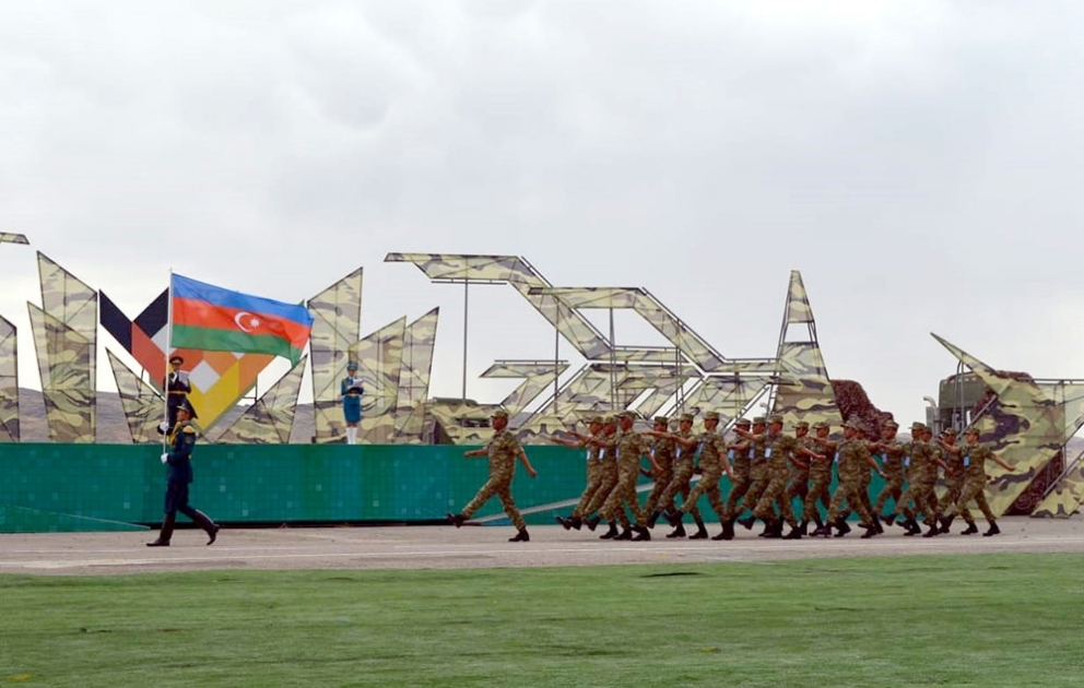 Des militaires azerbaïdjanais ont participé à la cérémonie d’ouverture de la compétition «Les maîtres des tirs d’artillerie»