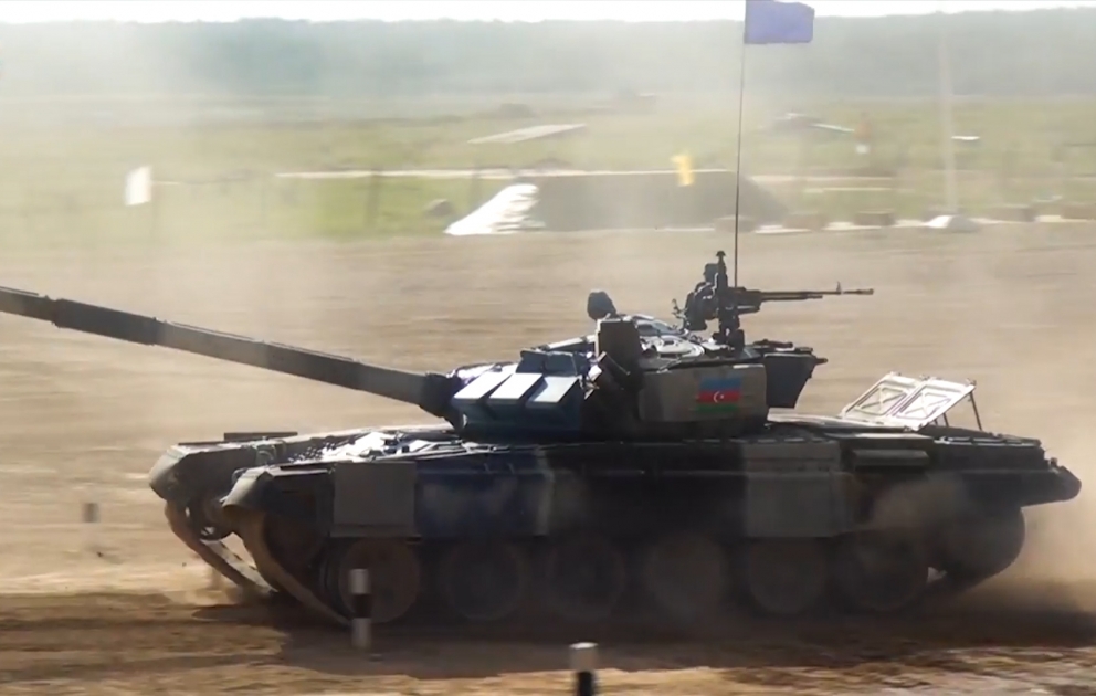 “Tank biatlonu-2018” müsabiqəsi davam edir