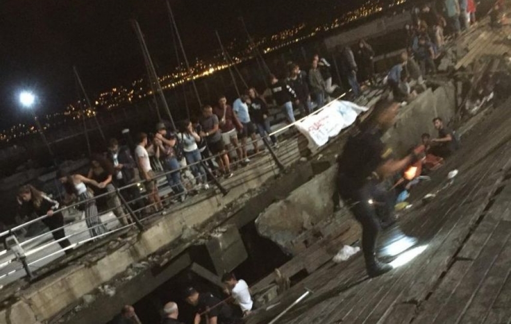 İspaniyada konsertdə taxta konstruksiya uçdu: 260 nəfər yaralandı