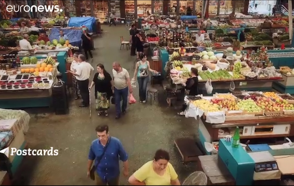 Euronews a préparé un reportage sur le Yashil Bazaar à Baku