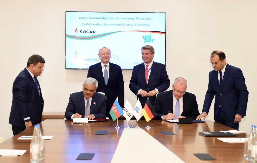 SOCAR və Almaniyanın “Uniper” şirkəti razılaşma imzalayıb