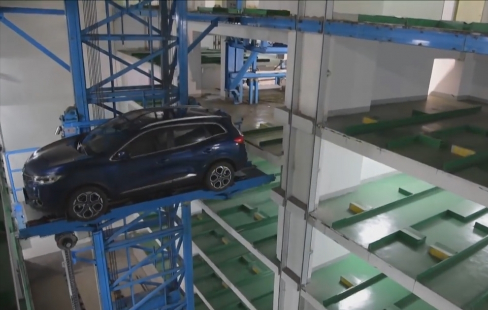 Parking your car in a garage of the future