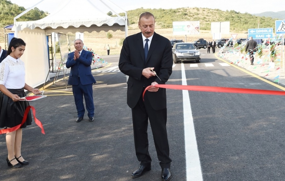 La route Moughanly-Ismayilli-Minga-Keyvandi-Chébian-Behlian a été mise en service