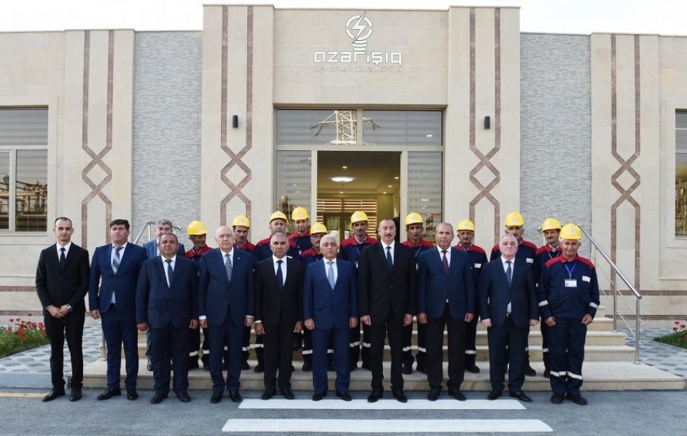 President Ilham Aliyev launched newly-reconstructed 110/35/10 kV Ismayilli substation