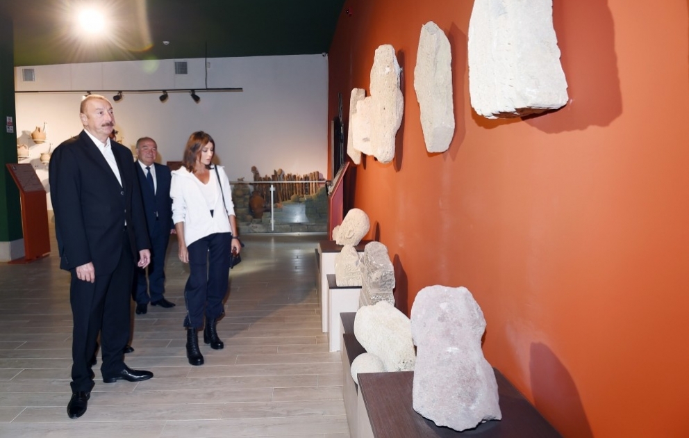 President Ilham Aliyev attended opening of Damirchi Archaeology Museum in Shamakhi district