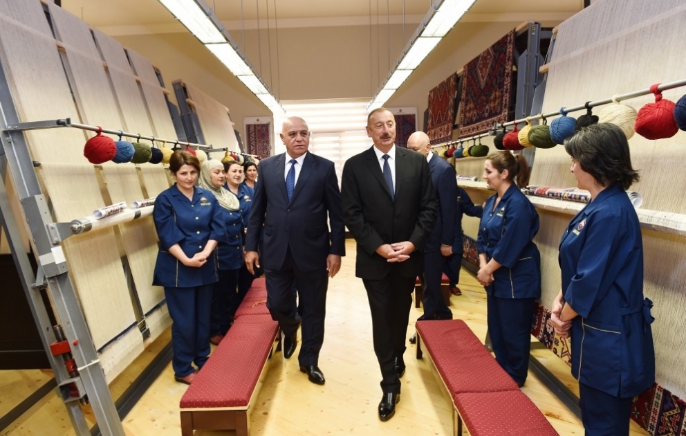 Ismayilli Filiale der Teppichfabrik von "Azerkhalcha" eröffnet