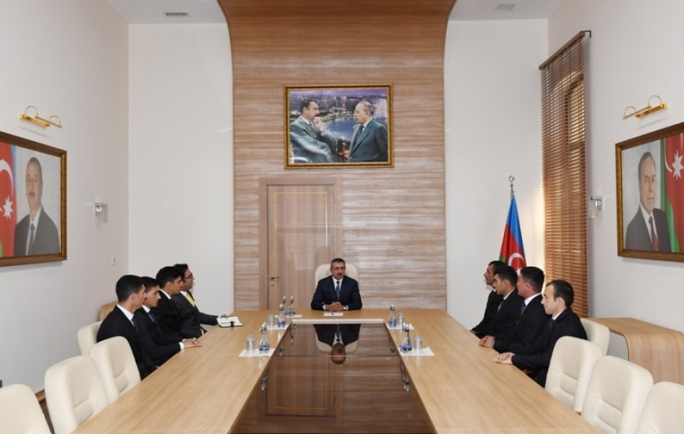 Elçin Quliyev Polo üzrə Azərbaycan yığma komandasının üzvləri ilə görüşüb