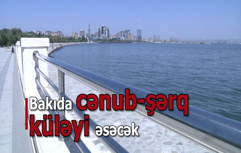 Bakıda cənub-şərq küləyi əsəcək