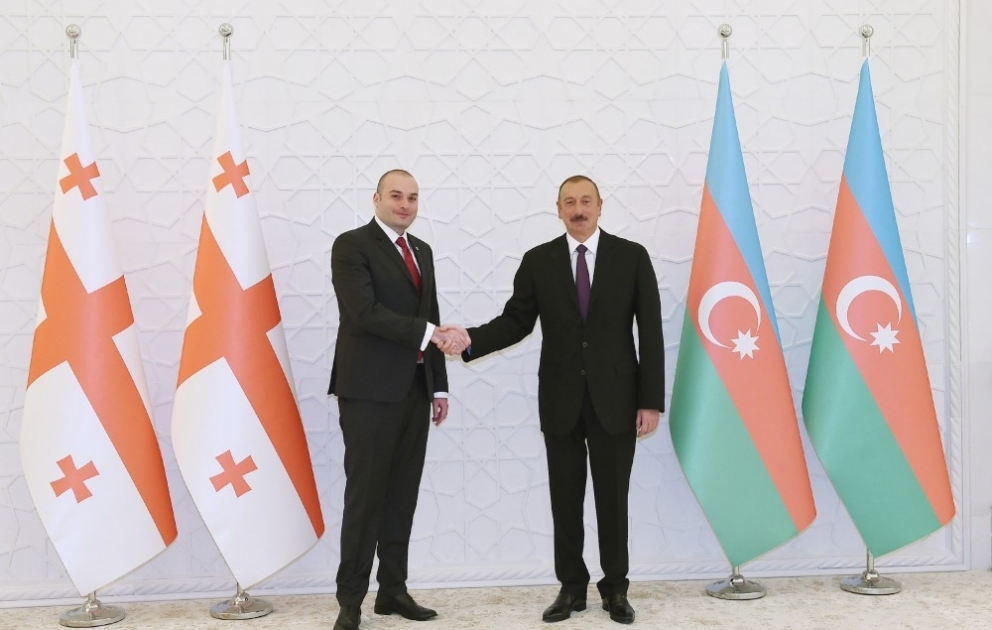 Entretien du président azerbaïdjanais avec le Premier ministre de Géorgie