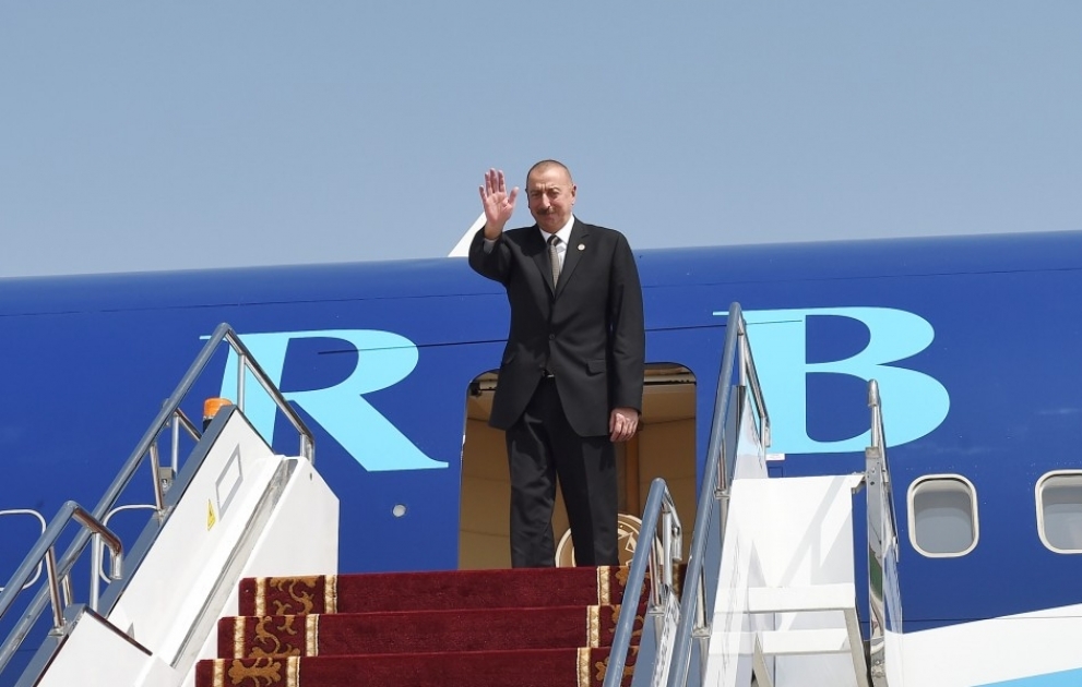 Завершился визит Президента Азербайджана Ильхама Алиева в Кыргызстан