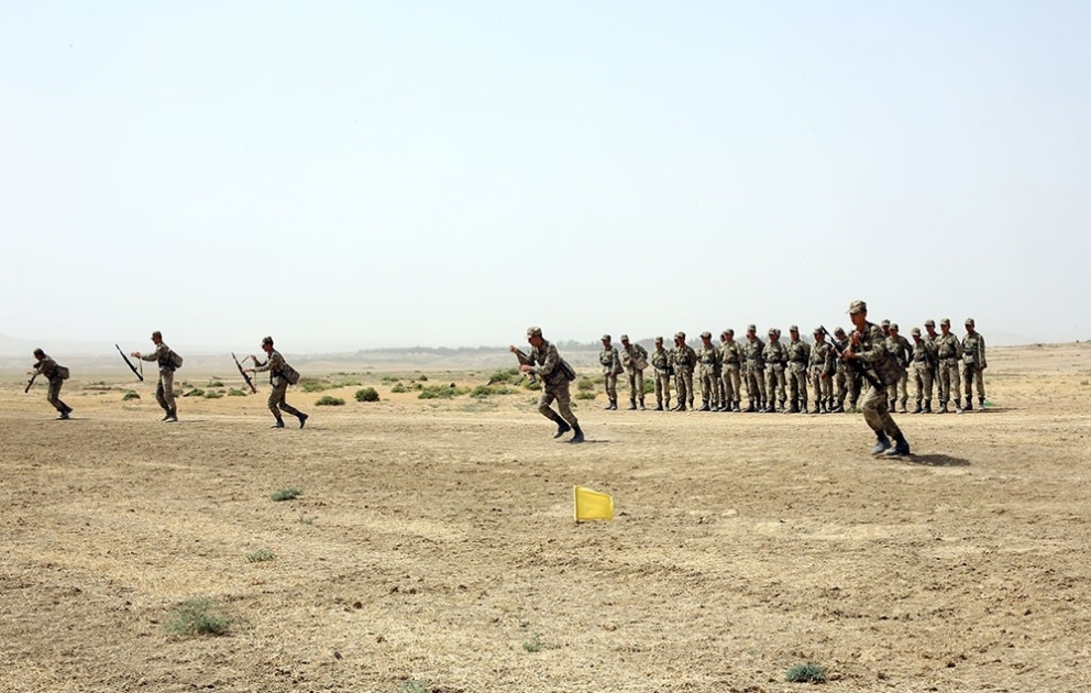 Young cadets conduct shooting exercises