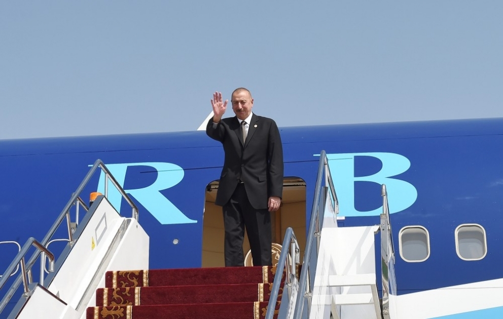 President Ilham Aliyev completed his visit to Kyrgyzstan