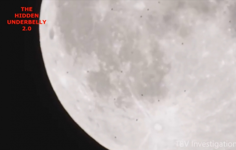 Astronom Ay yaxınlığında teleskopla çəkdiyi UNO-ların videosunu yayıb