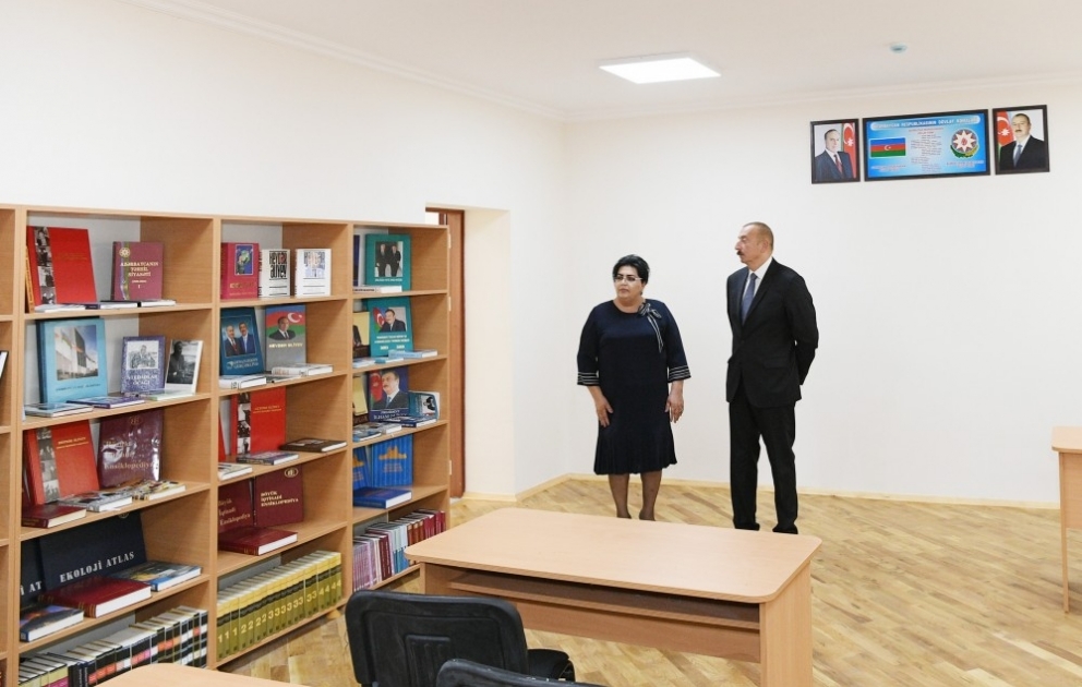 Bakının Maştağa qəsəbəsindəki 187 nömrəli tam orta məktəbin binası əsaslı təmir edilib 
Prezident İlham Əliyev təhsil ocağında yaradılan şəraitlə tanış olub