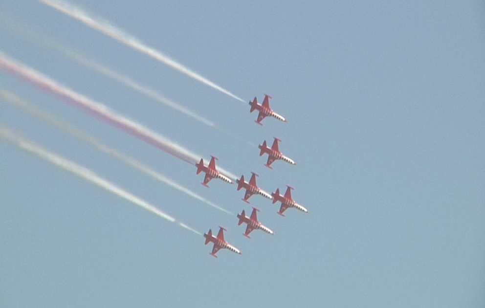 Flugshow in Baku