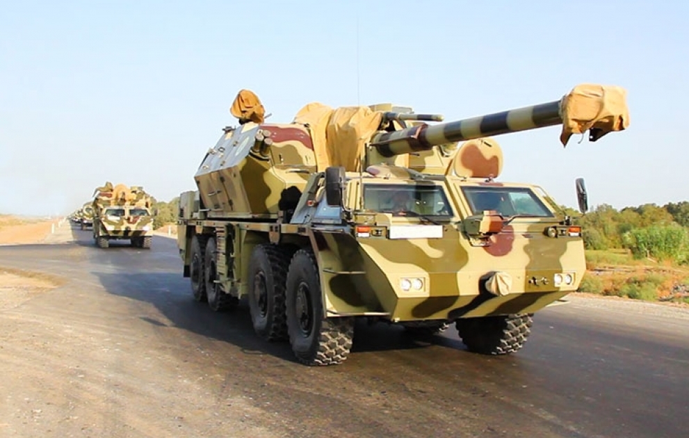 The troops involved in the exercises occupy concentration areas