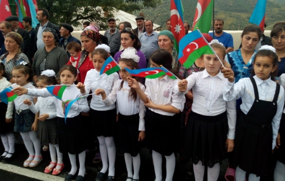 Qusarın Yuxarı Tahircal kəndində yeni məktəb binası istifadəyə verilib