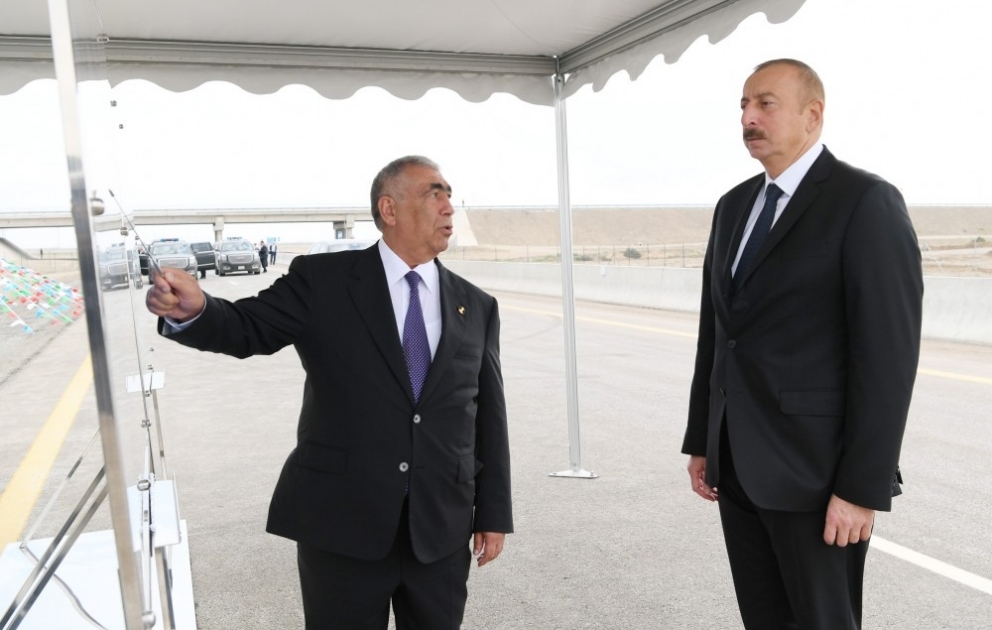 President Ilham Aliyev inaugurated Alat-Astara-Iran state border highway