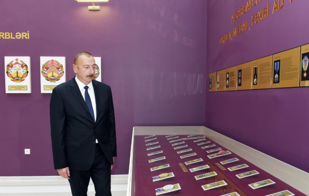 President Ilham Aliyev inaugurated Flag Museum in Bilasuvar