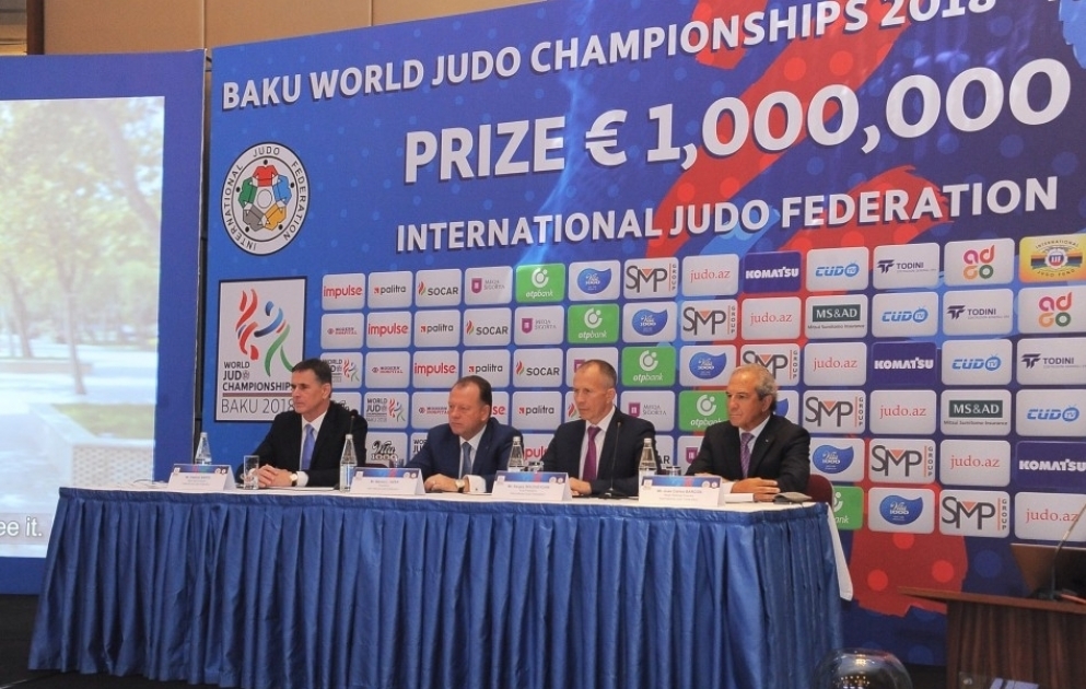 “Bakı-2018”: Cüdo üzrə dünya çempionatının püşkü atılıb