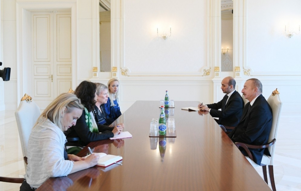 Entretien du président azerbaïdjanais avec la secrétaire générale adjointe de l’OTAN