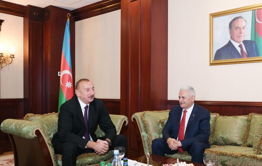 President Ilham Aliyev met with Speaker of Grand National Assembly of Turkey