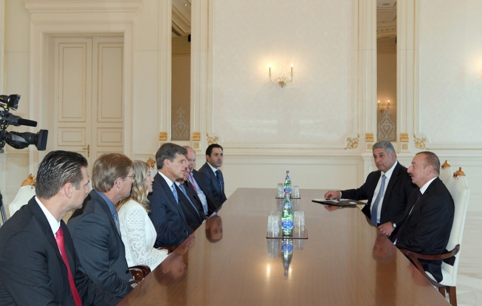 President Ilham Aliyev received delegation led by Special Olympics chairman