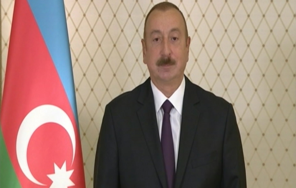 President Ilham Aliyev congratulated people of Azerbaijan on the launch of Azerspace-2 satellite