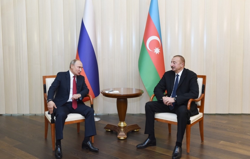 Entretien des présidents Ilham Aliyev et Vladimir Poutine à Bakou