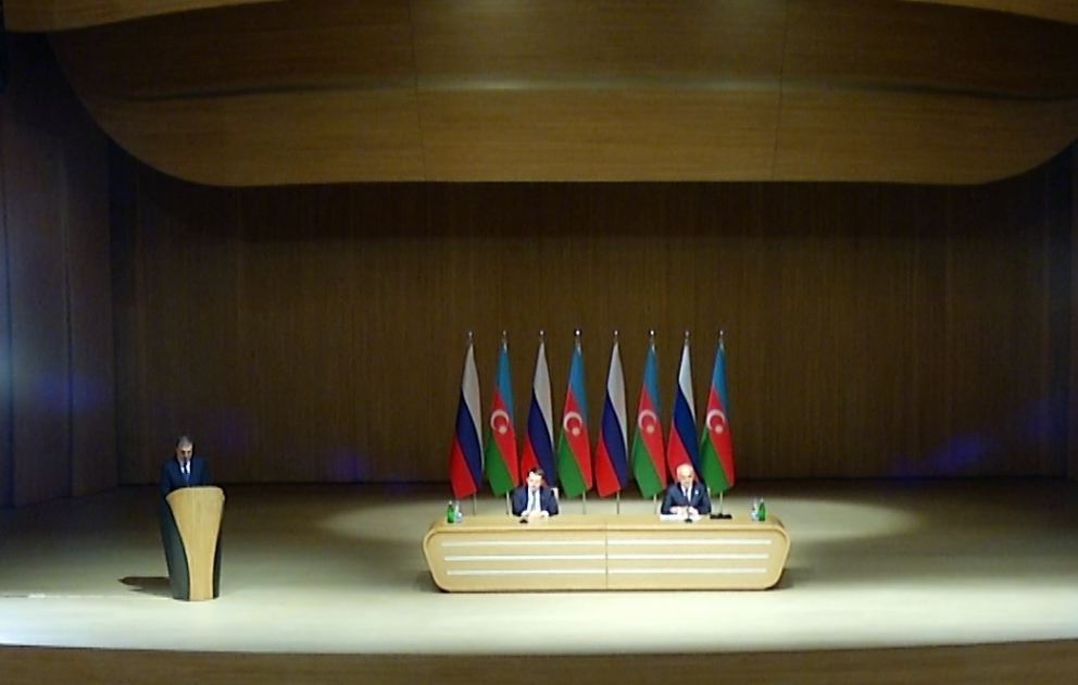 Azərbaycan-Rusiya Regionlararası Forumunun plenar iclası keçirilib