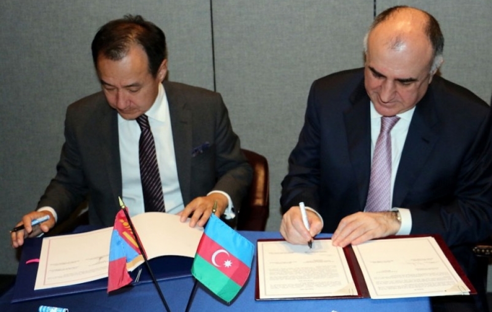 Azərbaycan ilə Monqolustan arasında viza tələblərinin sadələşdirilməsinə dair Saziş imzalanıb