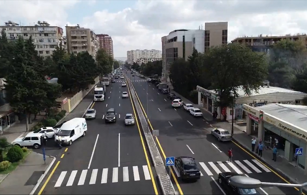Mir Cəlal küçəsi təmir olundu