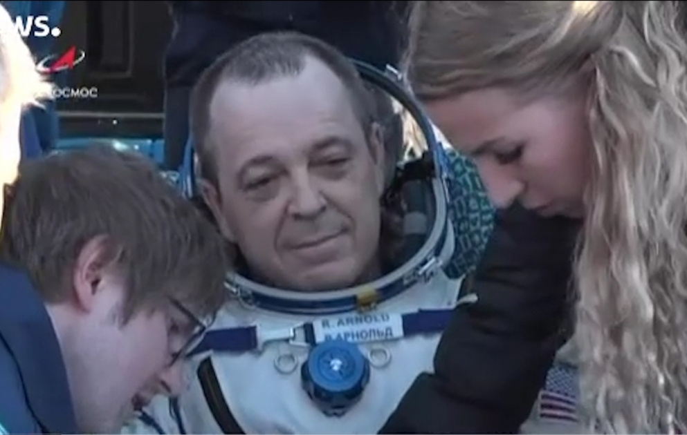 Trois astronautes de l'ISS de retour sur Terre