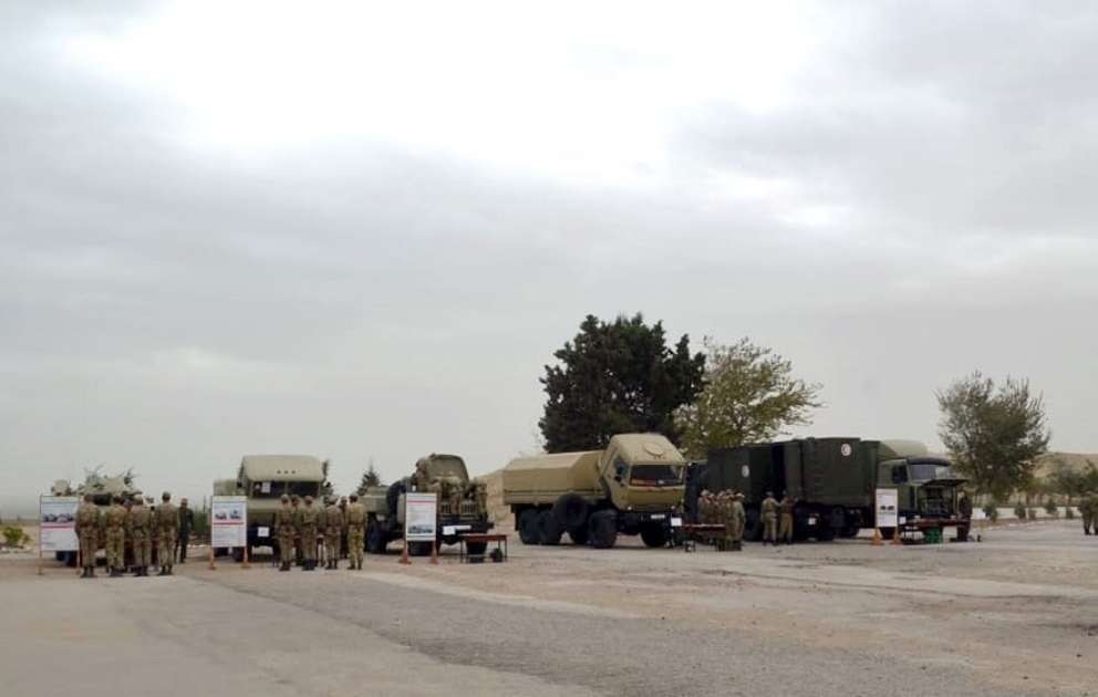 The work on transferring of special equipment for use in the autumn-winter period is organized in the Chemical Protection Troops