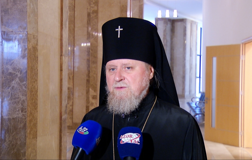 Archbishop Alexander: Russian language is widely used in Azerbaijan