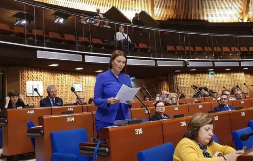 Milli Məclisin deputatı AŞPA-nın sessiyasında Türkiyə ilə bağlı hesabatdakı qərəzli fikirlərə cavab verib