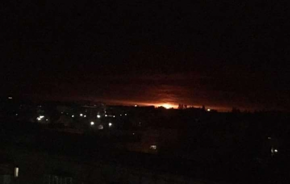 Ukraine: un dépôt de munitions a explosé