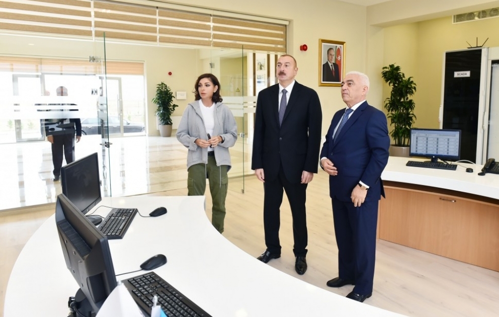 President Ilham Aliyev inaugurated Yeni Yashma Wind Power Park in Khizi