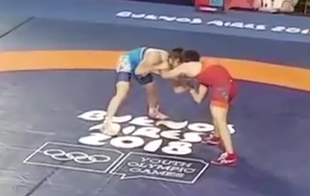 Azerbaijani wrestler crowned youth Olympic champion
